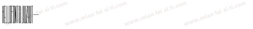 HelloFont ID JiuZhuT字体转换